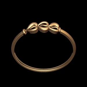 Love bracelet 3d model symbol women jewelry design online