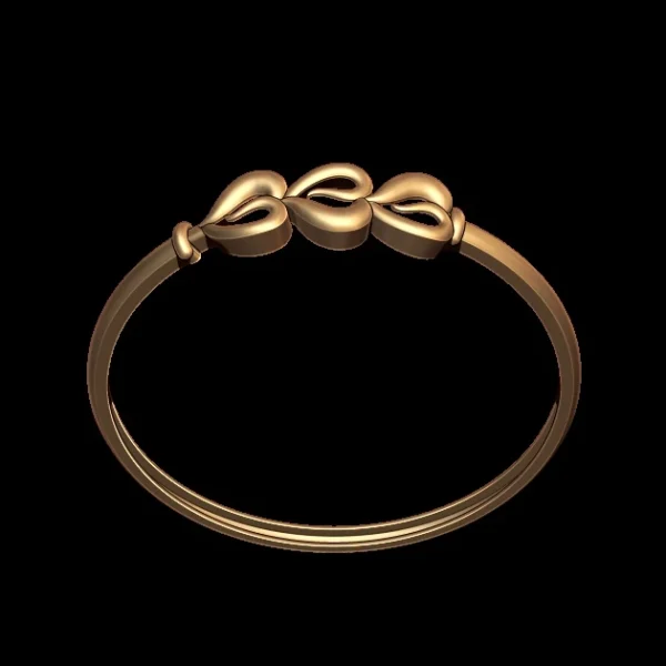 Love bracelet 3d model symbol women jewelry design online