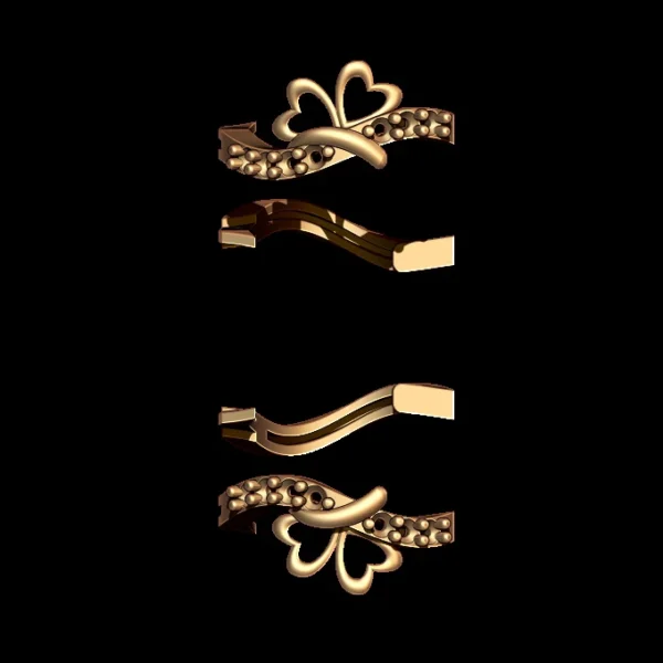 Bali 3d model 2 Wonderful Women Earring - Image 3