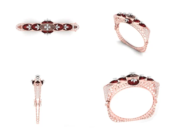 10 Pieces 3DM 3D MODEL Bracelet Diamond - Image 8