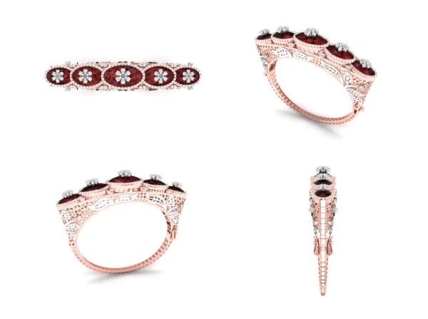 10 Pieces 3DM 3D MODEL Bracelet Diamond - Image 11
