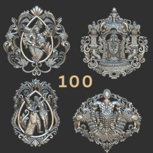 100 God Murti 3D Models for Download pendant
