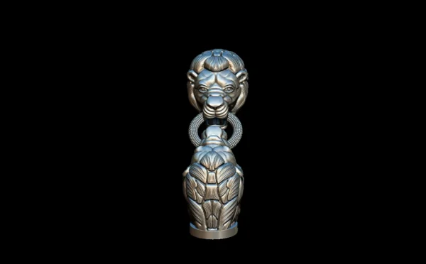 Home / Bracelet / lion head 3D model bracelet stl file lion head 3D model bracelet stl file - Image 3