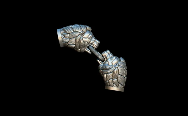 Home / Bracelet / lion head 3D model bracelet stl file lion head 3D model bracelet stl file - Image 8