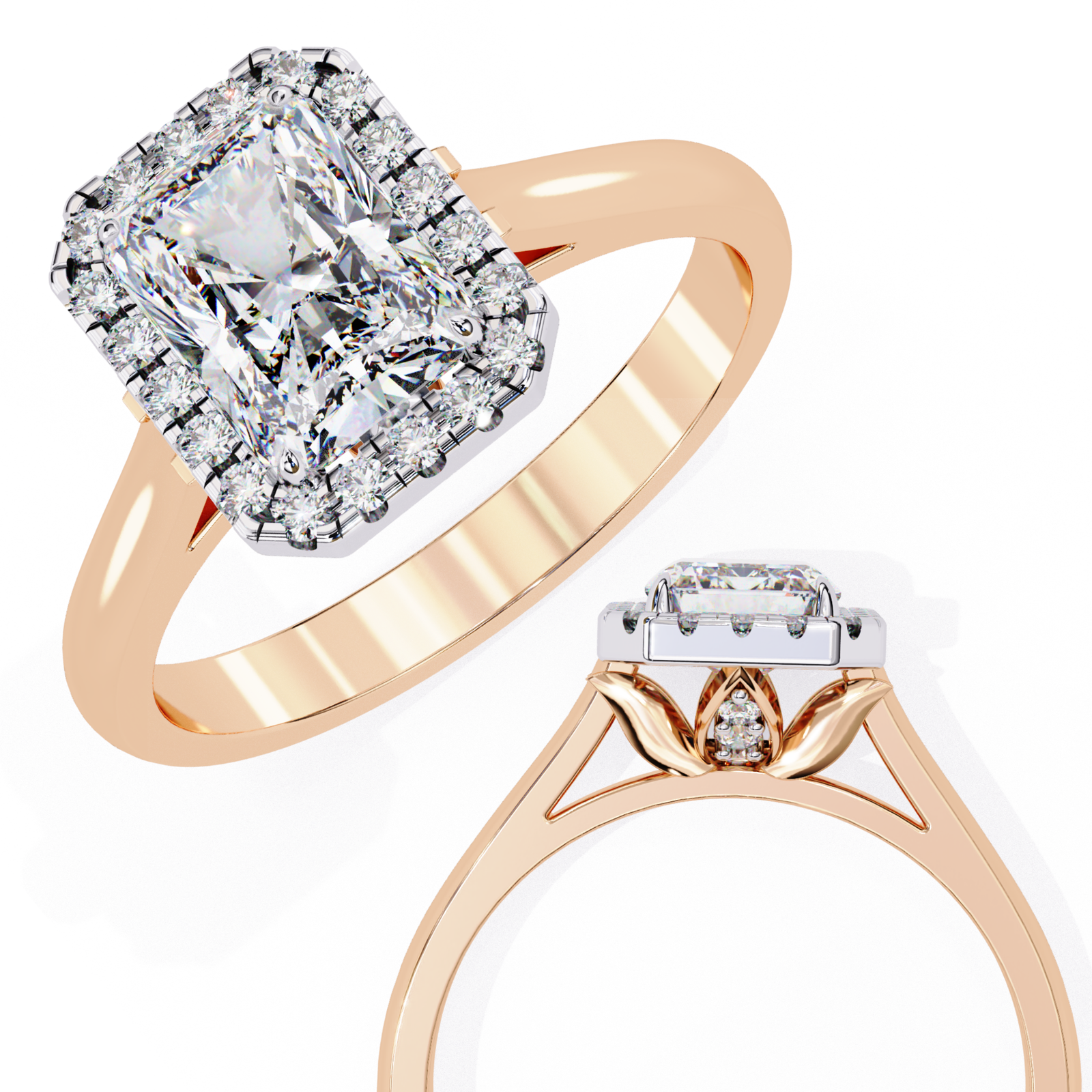 3D Design 8 – Engagement Wedding Ring