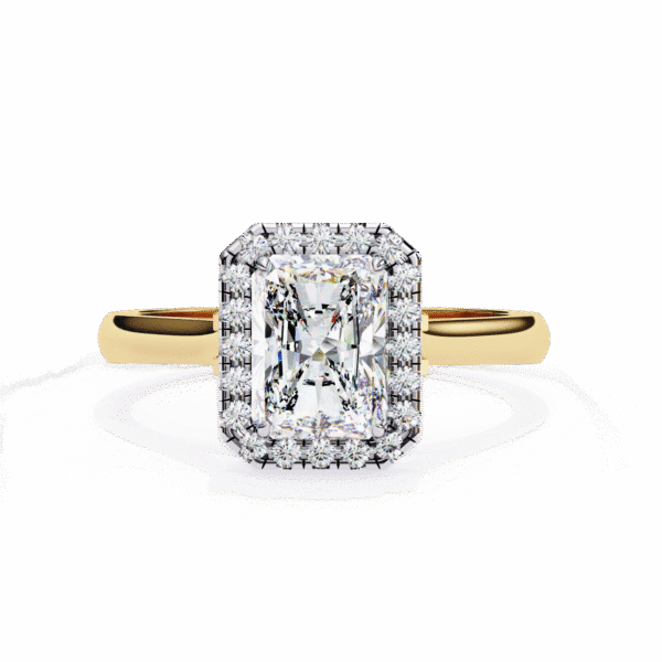 3D Design 8 – Engagement Wedding Ring - Image 3