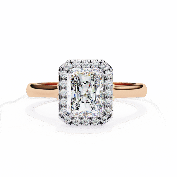 3D Design 8 – Engagement Wedding Ring - Image 4
