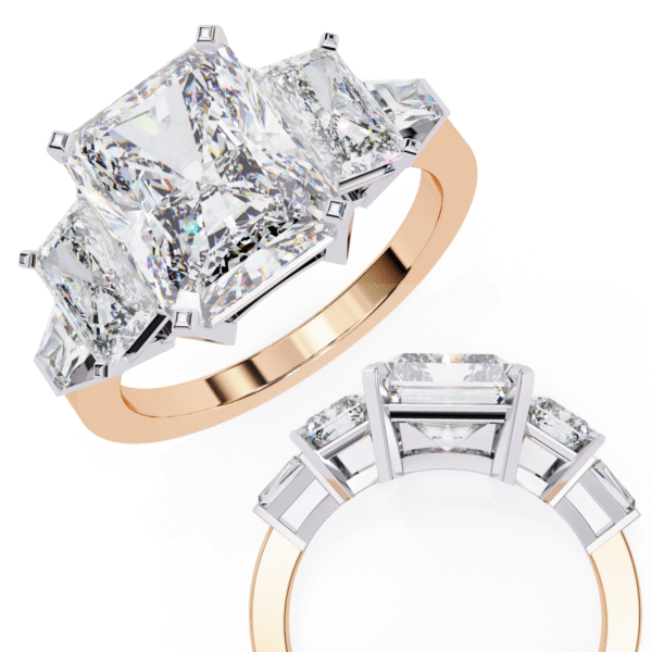 3D Design 9 – Engagement Wedding Ring - Image 12