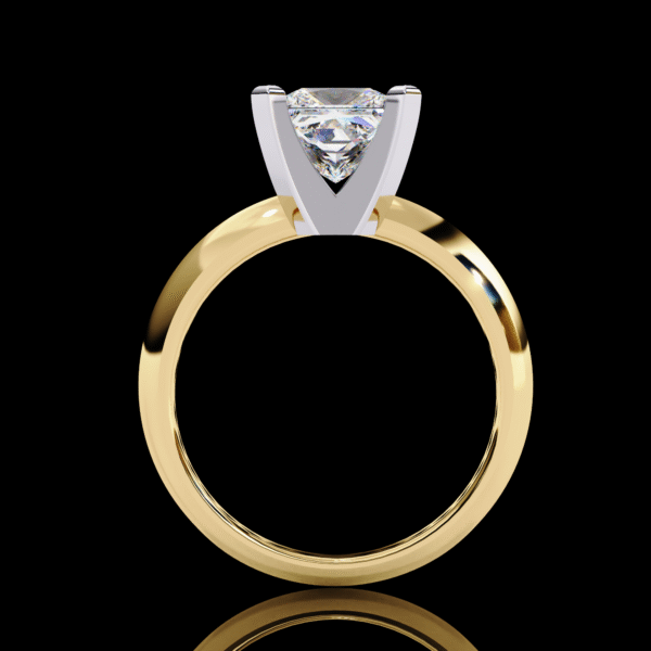 3D Design 5 – Silver Wedding Ring - Image 12