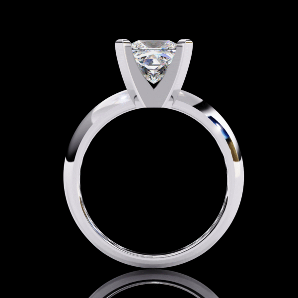 3D Design 5 – Silver Wedding Ring - Image 13