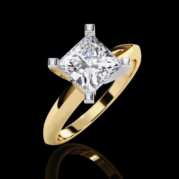 3D Design 5 – Silver Wedding Ring - Image 3