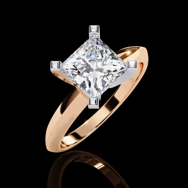 3D Design 5 – Silver Wedding Ring - Image 4
