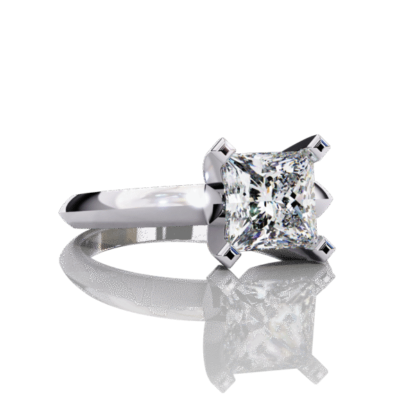 3D Design 5 – Silver Wedding Ring - Image 5
