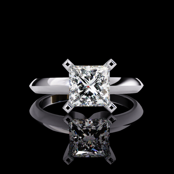 3D Design 5 – Silver Wedding Ring - Image 8