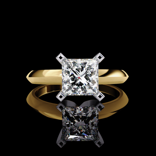 3D Design 5 – Silver Wedding Ring - Image 9