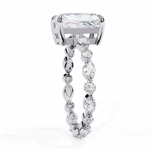 3D Design 15 – Engagement Wedding Ring - Image 3