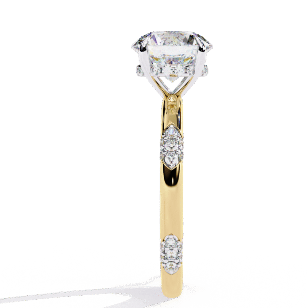 3D Design 11 – Engagement Wedding Ring - Image 12