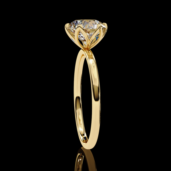 3D Solitaire Design 4 – Engagement Wedding Ring - Image 11