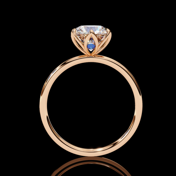 3D Solitaire Design 4 – Engagement Wedding Ring - Image 14