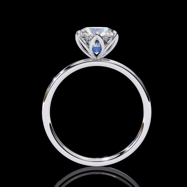 3D Solitaire Design 4 – Engagement Wedding Ring - Image 15