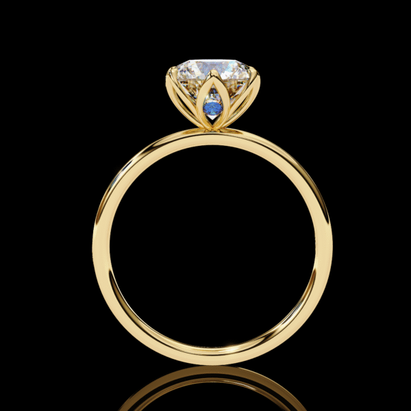 3D Solitaire Design 4 – Engagement Wedding Ring - Image 16