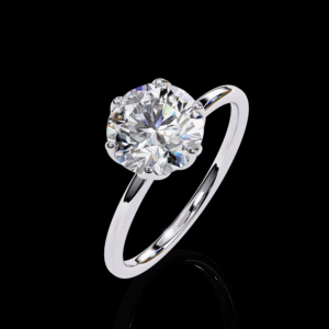 3D Solitaire Design 4 – Engagement Wedding Ring