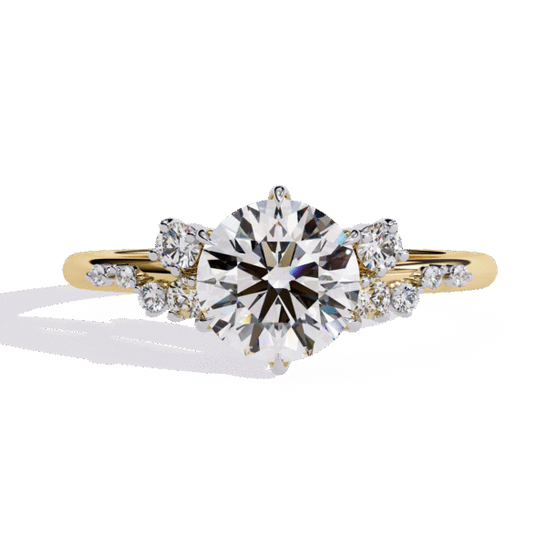 3D Design 16 – Engagement Wedding Ring - Image 2