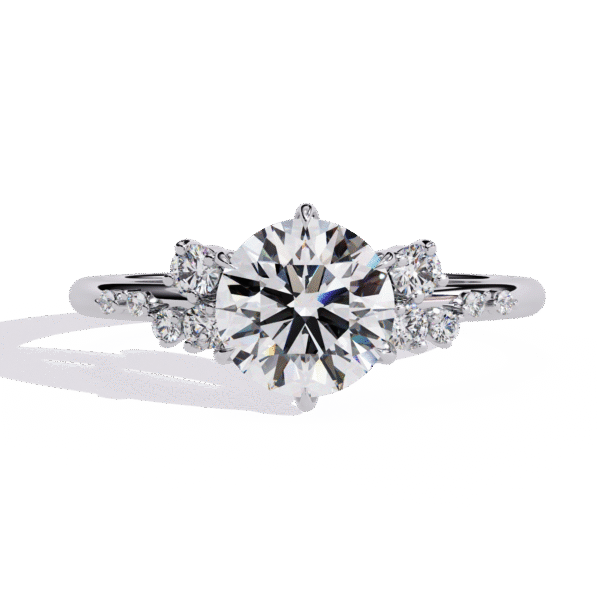 3D Design 16 – Engagement Wedding Ring - Image 4