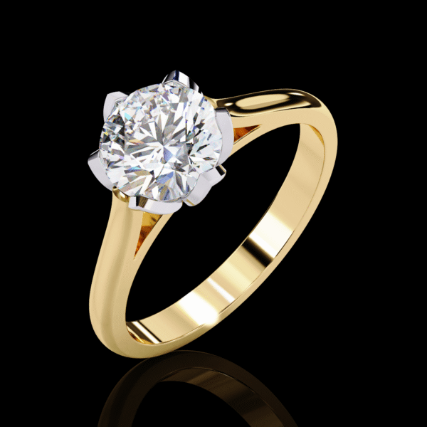 3D Design 6 – Engagement Wedding Ring - Image 4