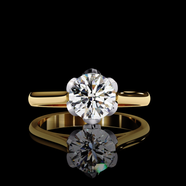 3D Design 6 – Engagement Wedding Ring - Image 7