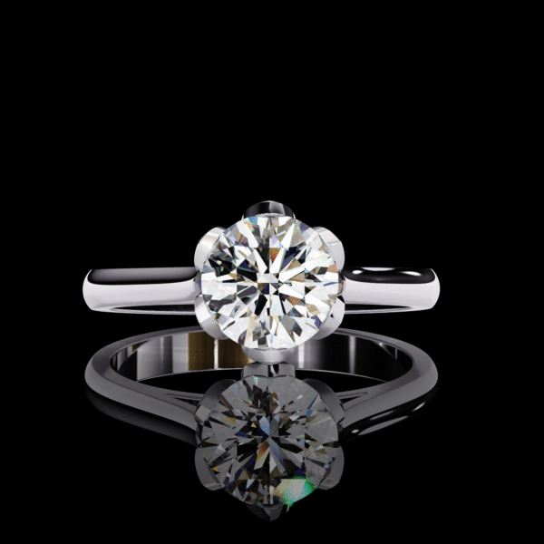 3D Design 6 – Engagement Wedding Ring - Image 8