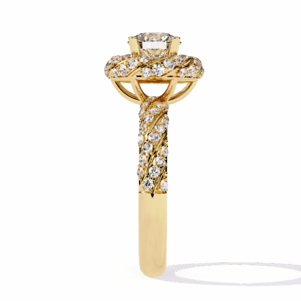 3D Design 12 – Engagement Wedding Ring - Image 4