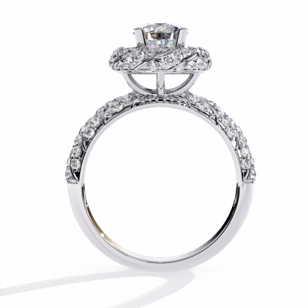 3D Design 12 – Engagement Wedding Ring - Image 6