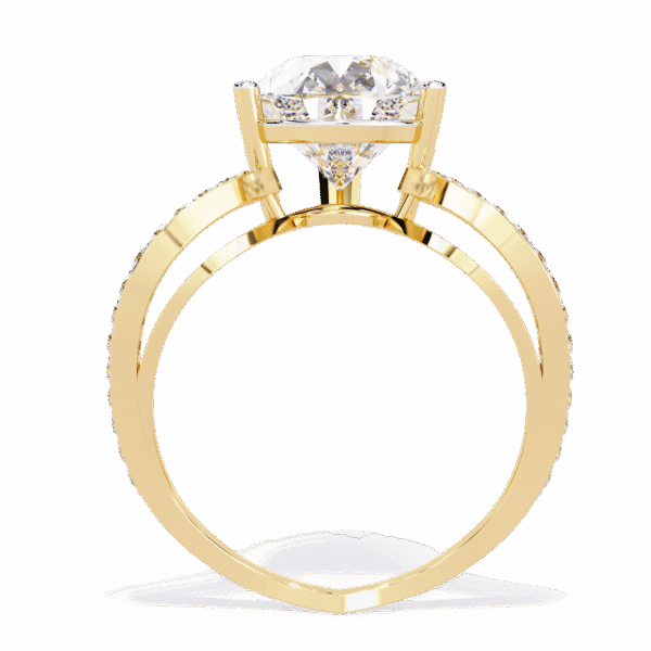 3D Design 13 – Engagement Wedding Ring - Image 2
