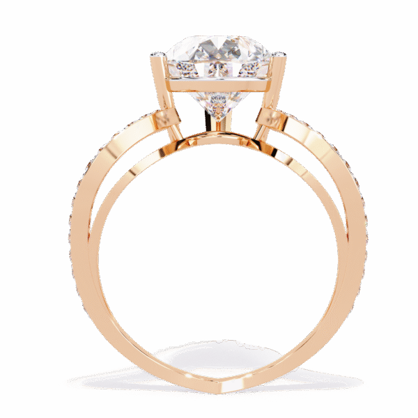 3D Design 13 – Engagement Wedding Ring - Image 3