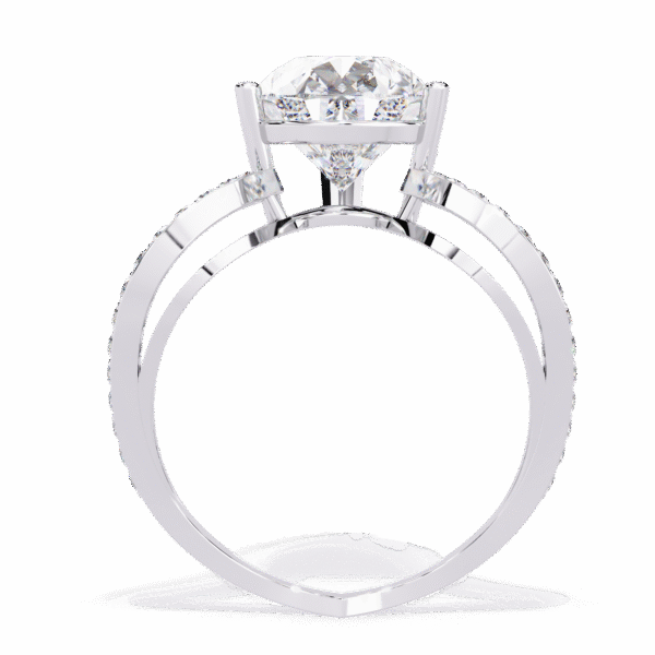 3D Design 13 – Engagement Wedding Ring - Image 4