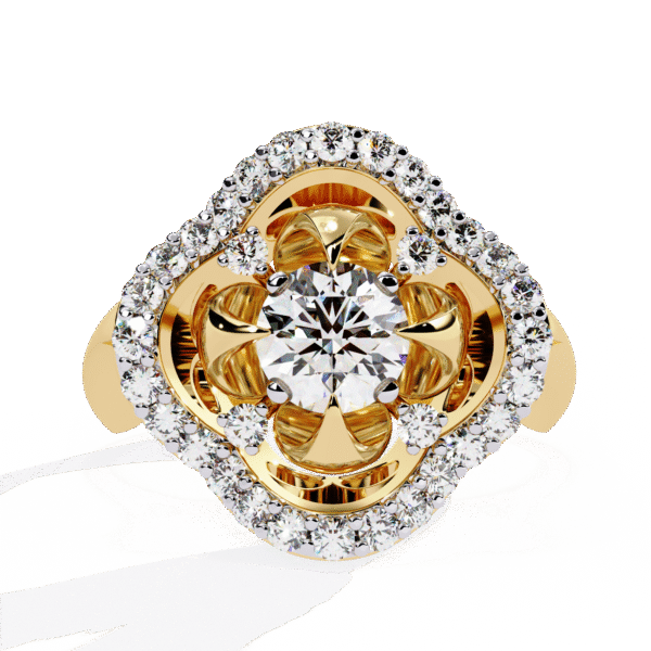 3D Design 14 – Engagement Wedding Ring - Image 3